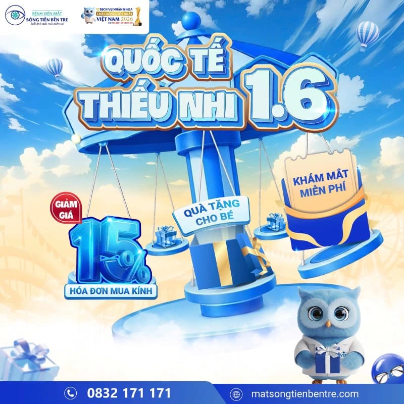 🎈🎉 MỪNG QUỐC TẾ THIẾU NHI 01/06 – ƯU ĐÃI DÀNH CHO CÁC BÉ 🎉🎈