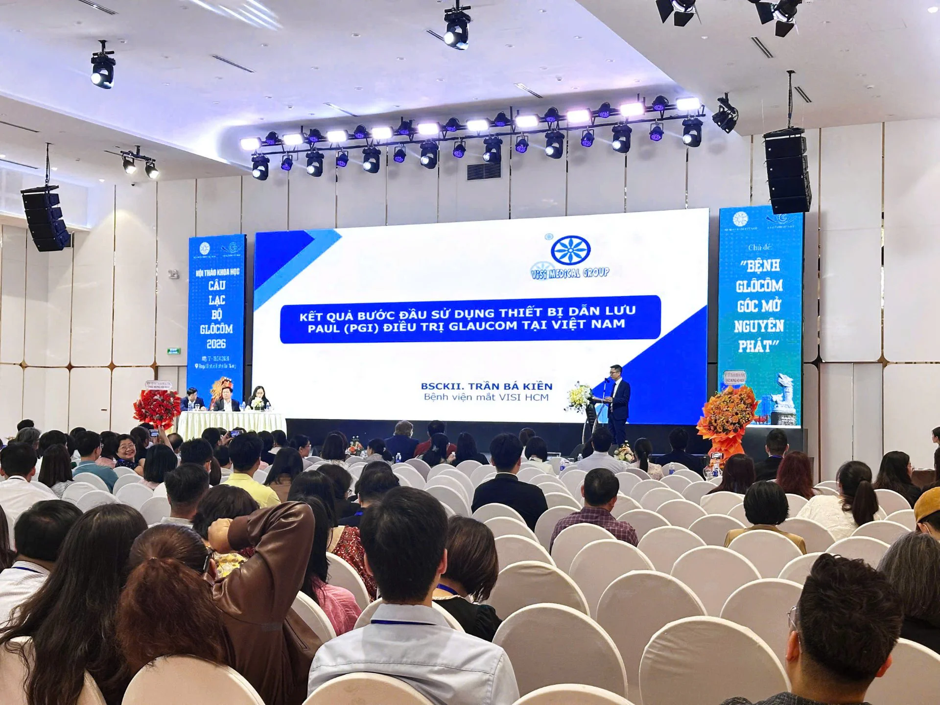 CHUYÊN GIA NHÃN KHOA CỦA TẬP ĐOÀN Y KHOA VISI BÁO CÁO TẠI HỘI THẢO GLÔCÔM 2026